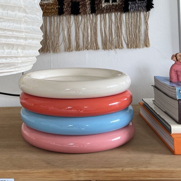 Gustaf Westman Chunky Dinner Plate in Pink - Picture 6 of 7